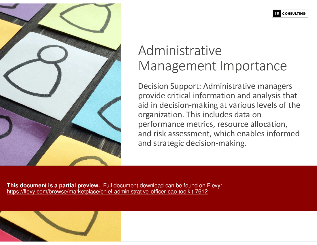 Chief Administrative Officer (CAO) Toolkit (216-slide PPT PowerPoint presentation (PPTX)) Preview Image