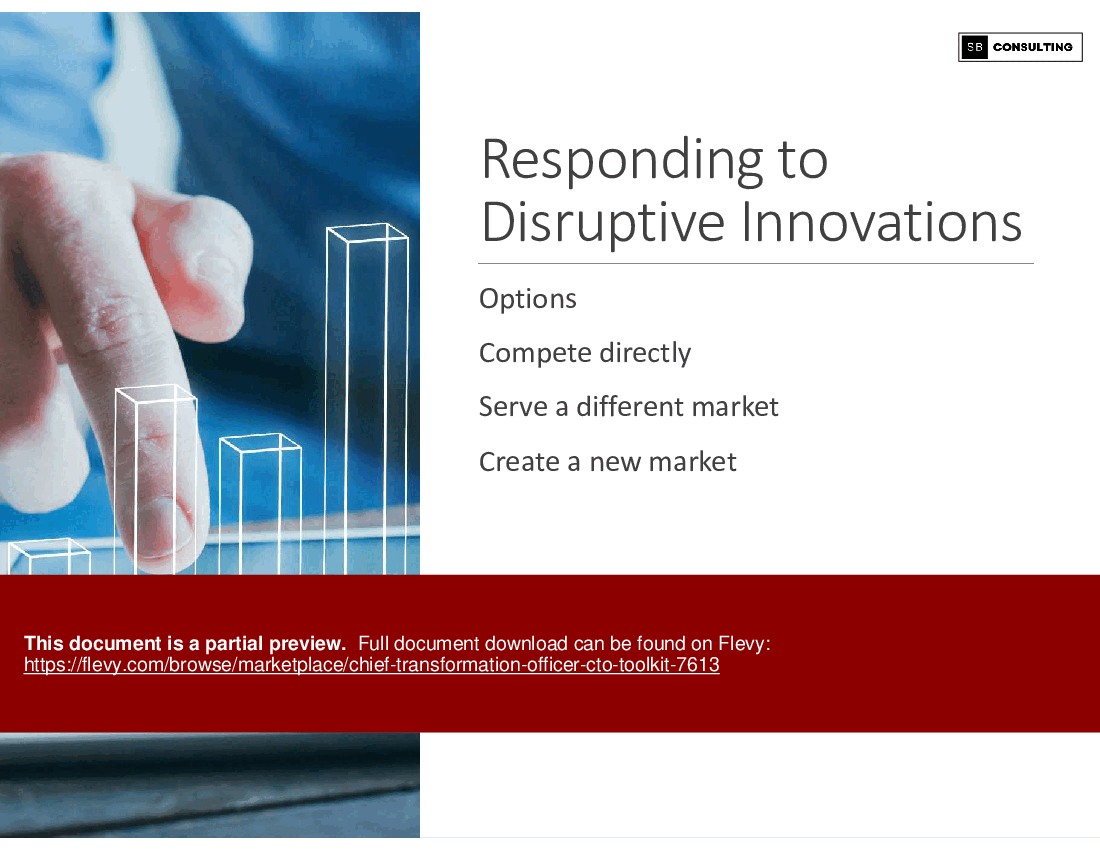 Chief Transformation Officer (CTO) Toolkit (280-slide PPT PowerPoint presentation (PPTX)) Preview Image