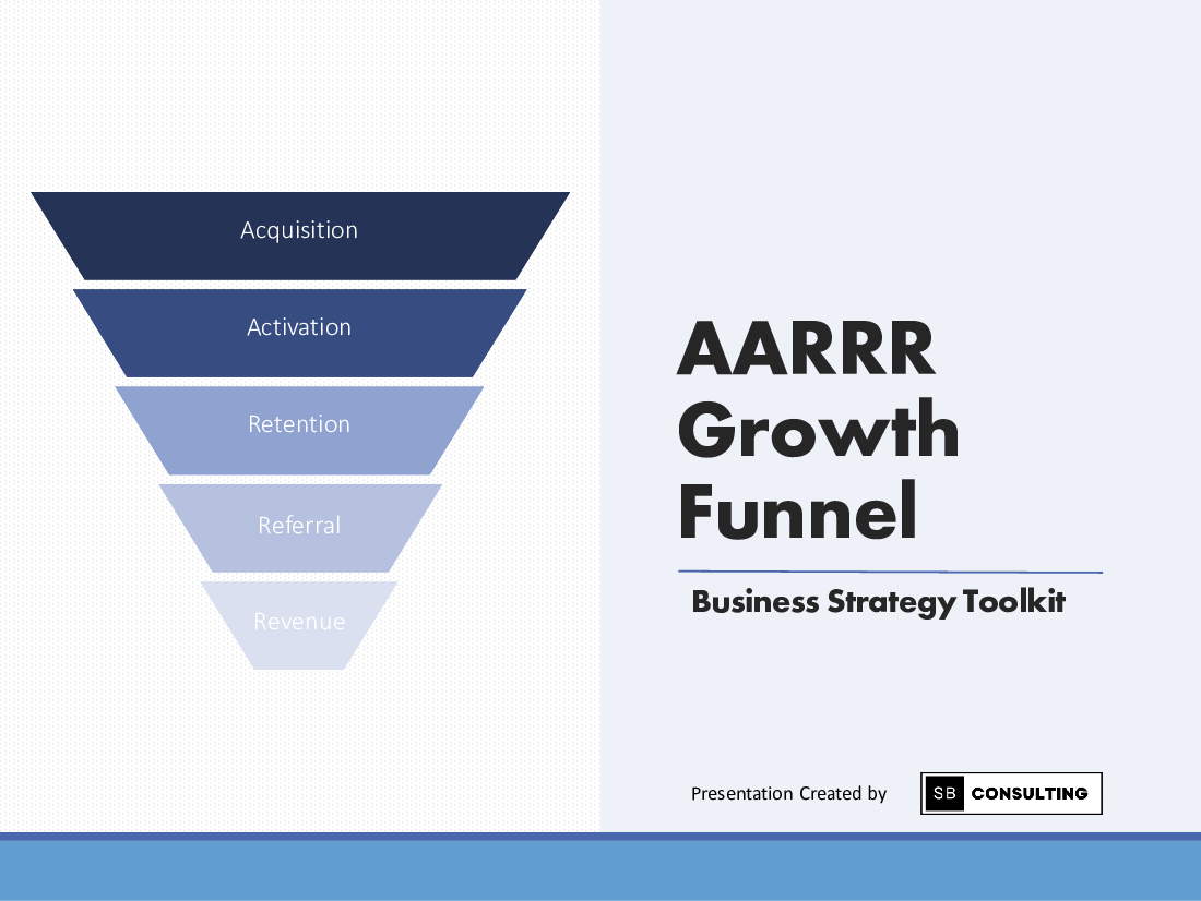 AARRR Growth Funnel (220-slide PPT PowerPoint presentation (PPTX)) Preview Image