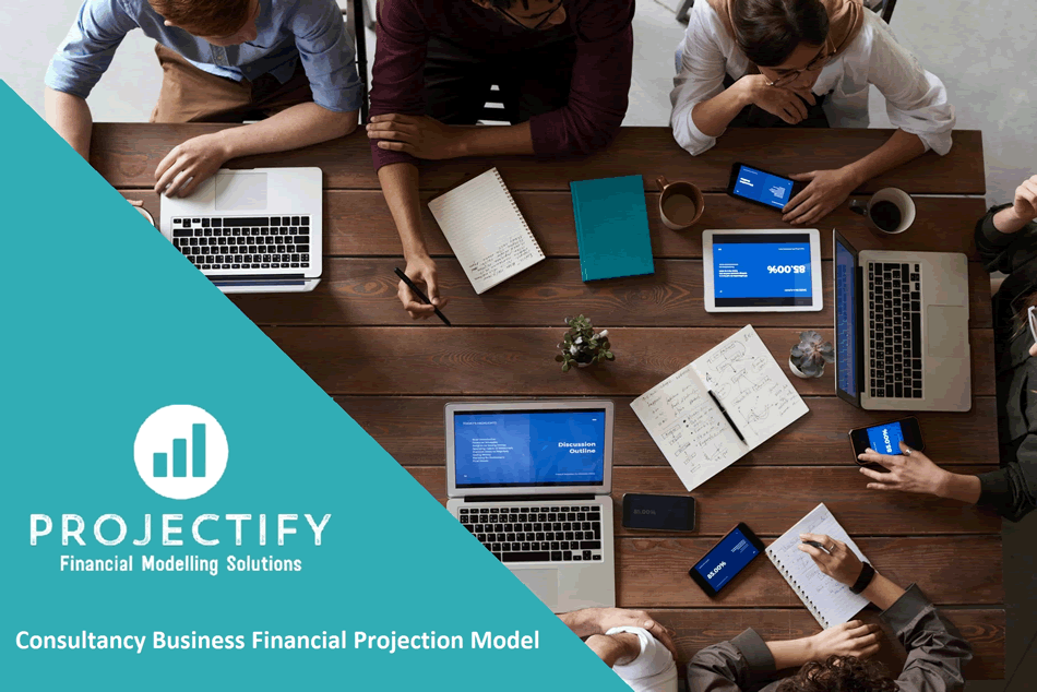 Consulting Firm Financial Projection 3-Statement Model (Excel template (XLSX)) Preview Image