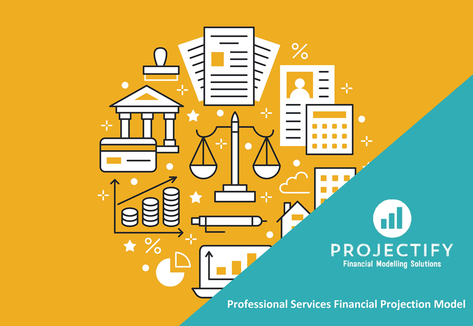 Professional Services Financial Projection 3-Statement Model (Excel template (XLSX)) Preview Image