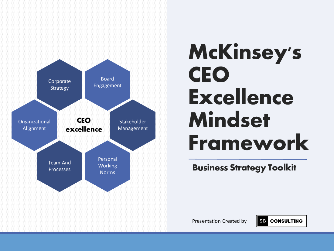 McKinsey CEO Excellence Framework