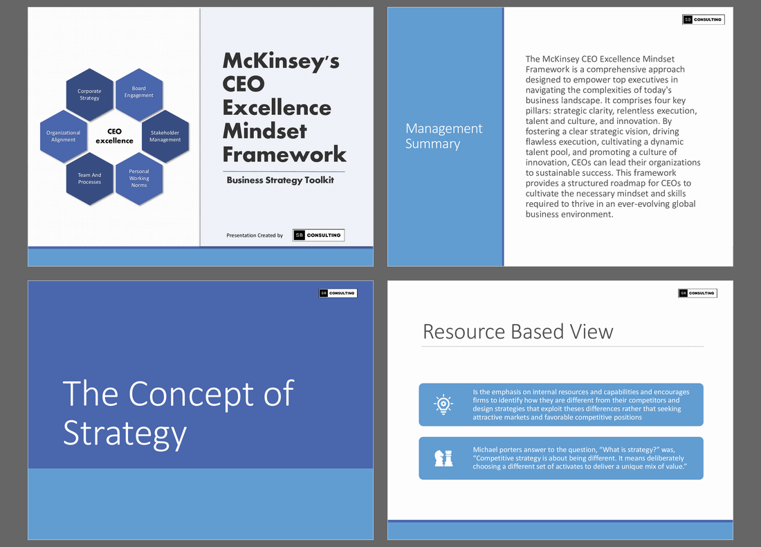 McKinsey CEO Excellence Framework (251-slide PPT PowerPoint presentation (PPTX)) Preview Image