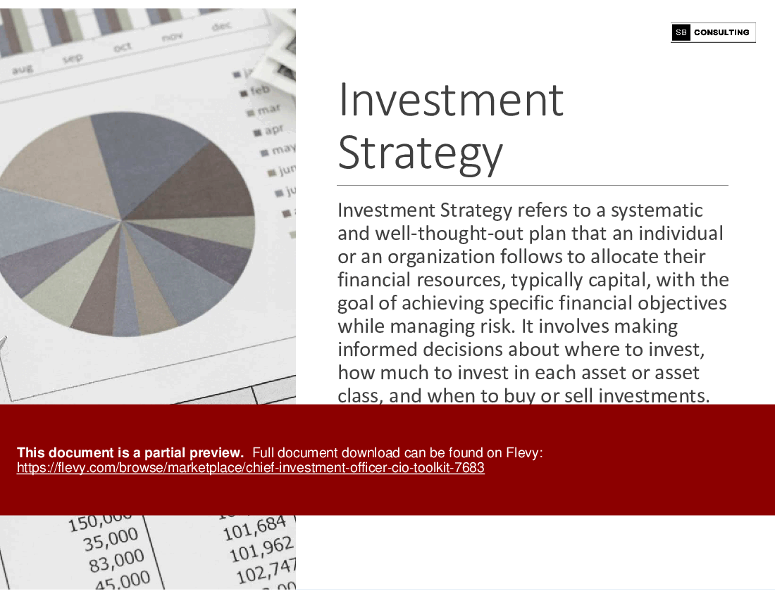 Chief Investment Officer (CIO) Toolkit (295-slide PPT PowerPoint presentation (PPTX)) Preview Image