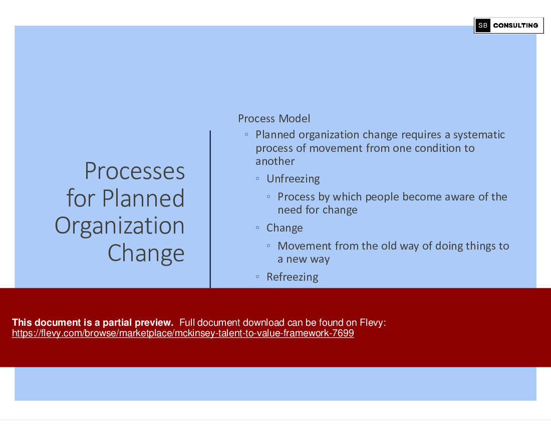 McKinsey Talent-to-Value Framework (230-slide PPT PowerPoint presentation (PPTX)) Preview Image