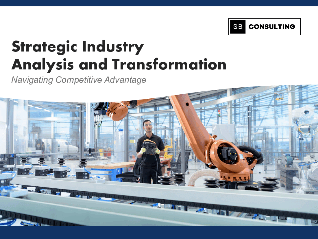 Strategic Industry Analysis and Transformation (149-slide PPT PowerPoint presentation (PPTX)) Preview Image