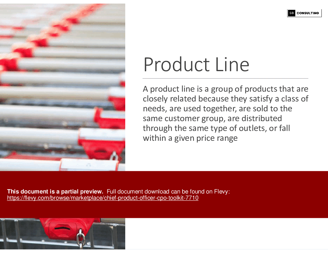 Chief Product Officer (CPO) Toolkit (306-slide PPT PowerPoint presentation (PPTX)) Preview Image