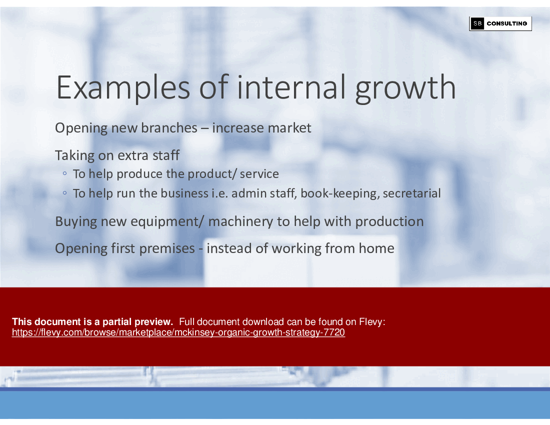 McKinsey Organic Growth Strategy (91-slide PPT PowerPoint presentation (PPTX)) Preview Image