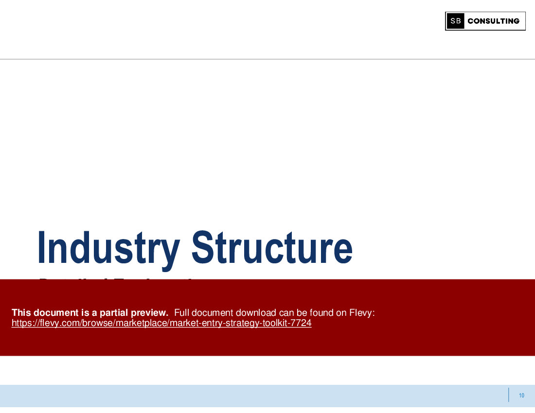 Market Entry Strategy Toolkit (109-slide PPT PowerPoint presentation (PPTX)) Preview Image