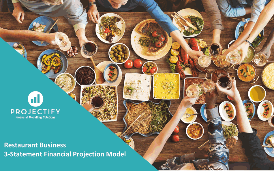 Restaurant Business Financial Projection 3 Statement Model (Excel template (XLSX)) Preview Image