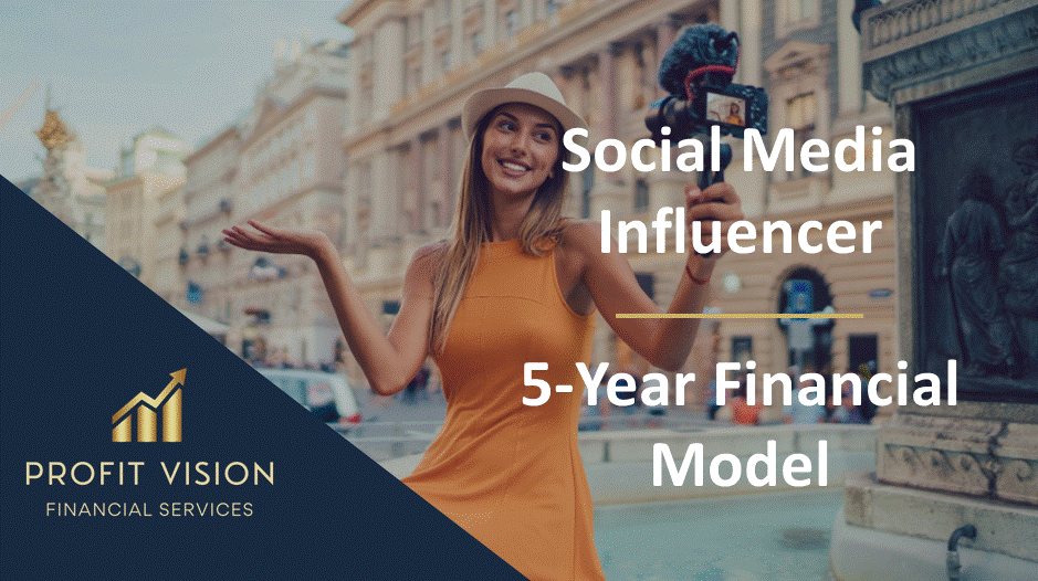 Social Media Influencer - 5 Year Financial Model