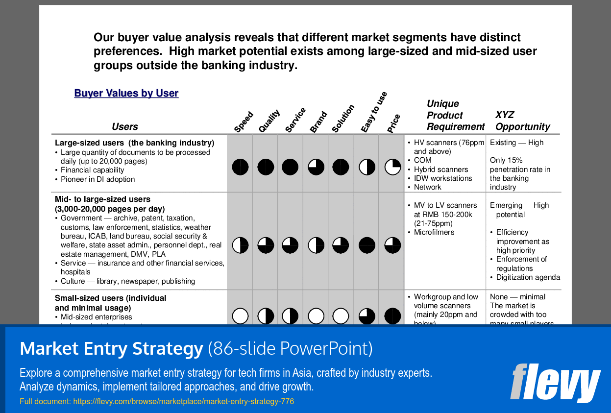 Market Entry Strategy