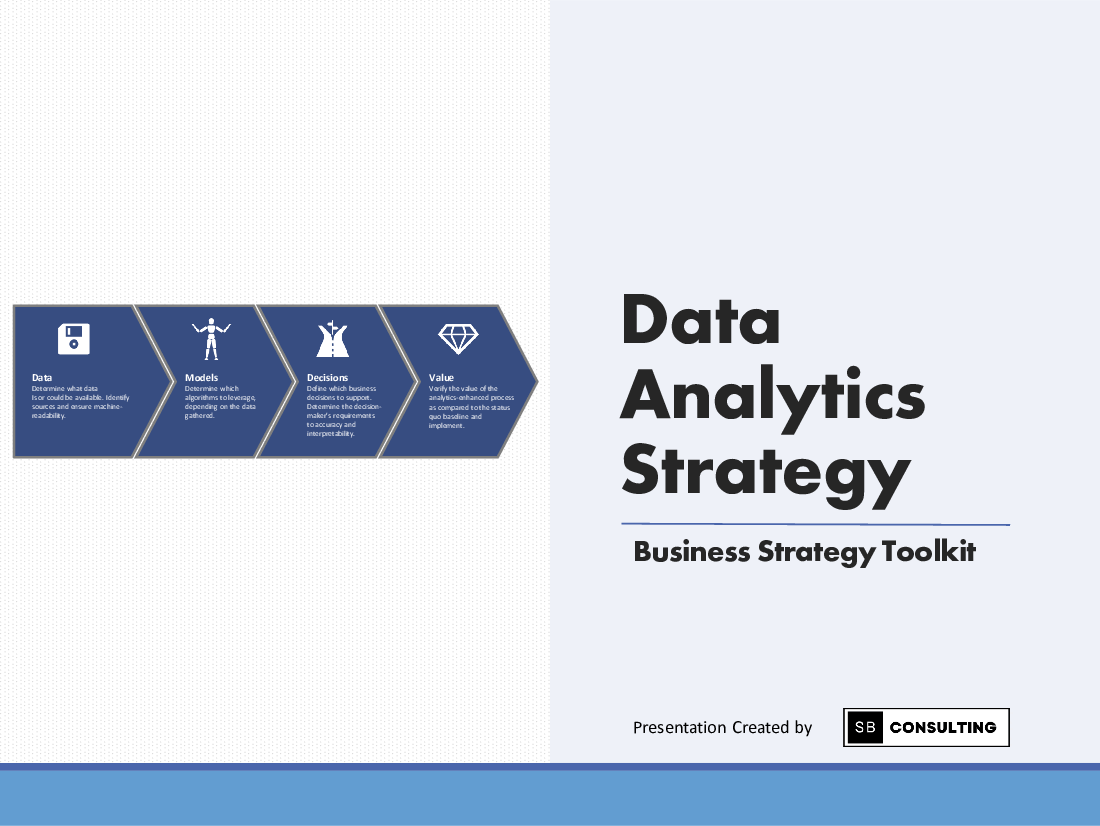 Data Analytics Strategy (205-slide PPT PowerPoint presentation (PPTX)) Preview Image