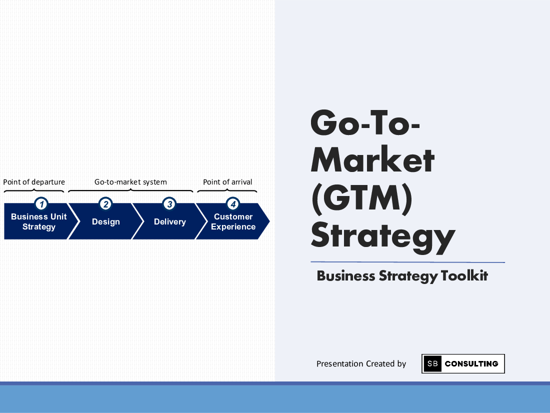 Go-To-Market Strategy (132-slide PPT PowerPoint presentation (PPTX)) Preview Image