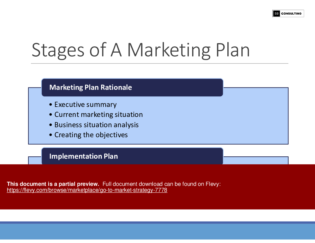 Go-To-Market Strategy (132-slide PPT PowerPoint presentation (PPTX)) Preview Image