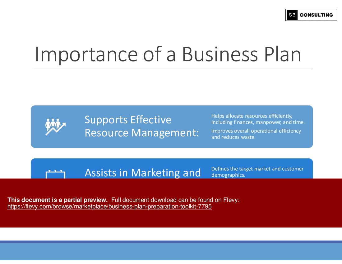 Business Plan Preparation Toolkit (91-slide PPT PowerPoint presentation (PPTX)) Preview Image