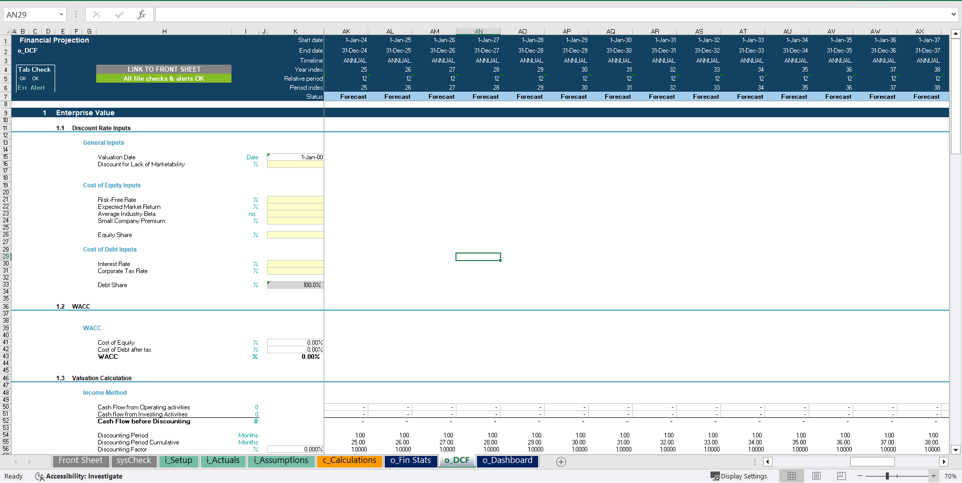 Wind Farm Investment 3 Statement Financial Projection Model (Excel template (XLSX)) Preview Image