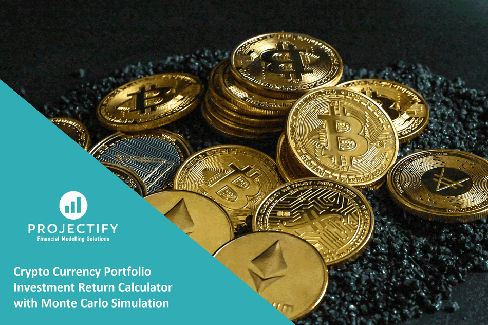 Crypto Currency Portfolio Investment Return Calculator (Excel template (XLSX)) Preview Image