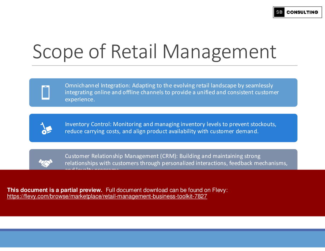 Retail Management Business Toolkit (351-slide PPT PowerPoint presentation (PPTX)) Preview Image