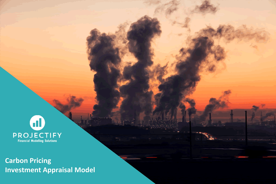 Investment Appraisal Model with Carbon Pricing (Excel template (XLSX)) Preview Image