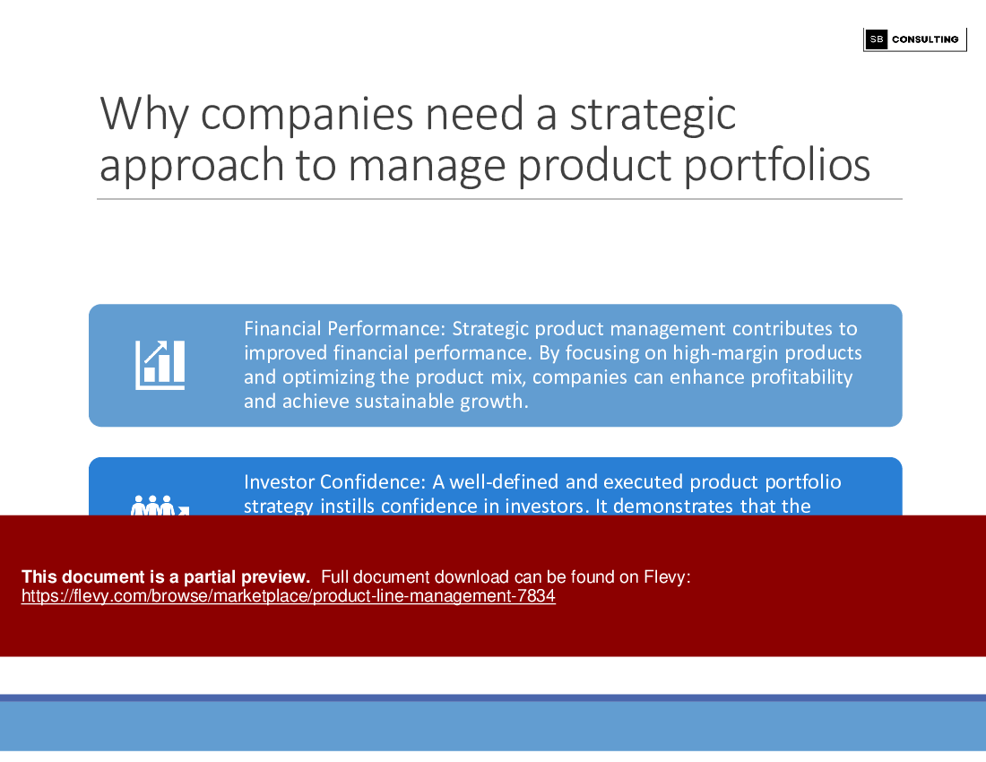 Product Line Management (155-slide PPT PowerPoint presentation (PPTX)) Preview Image