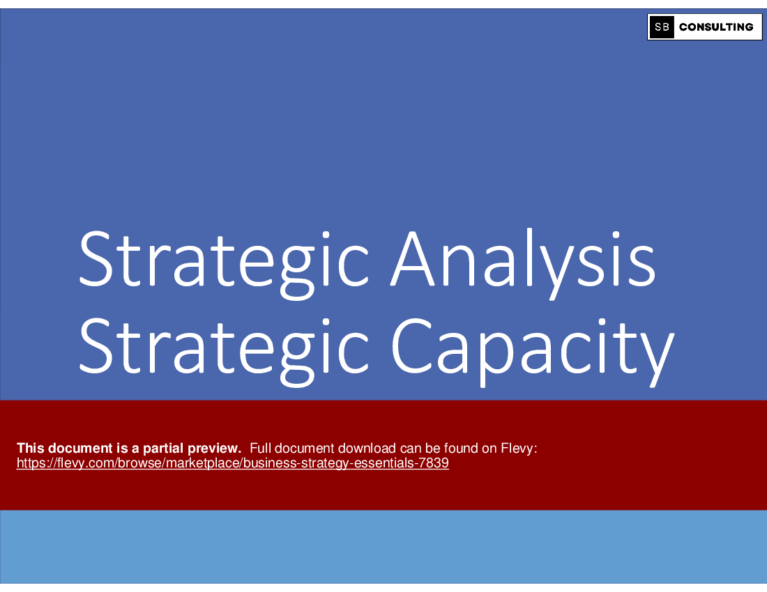 Business Strategy Essentials (174-slide PPT PowerPoint presentation (PPTX)) Preview Image