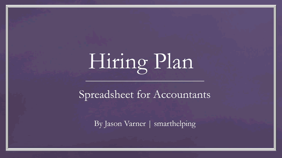 Staffing Cost Projection Plan