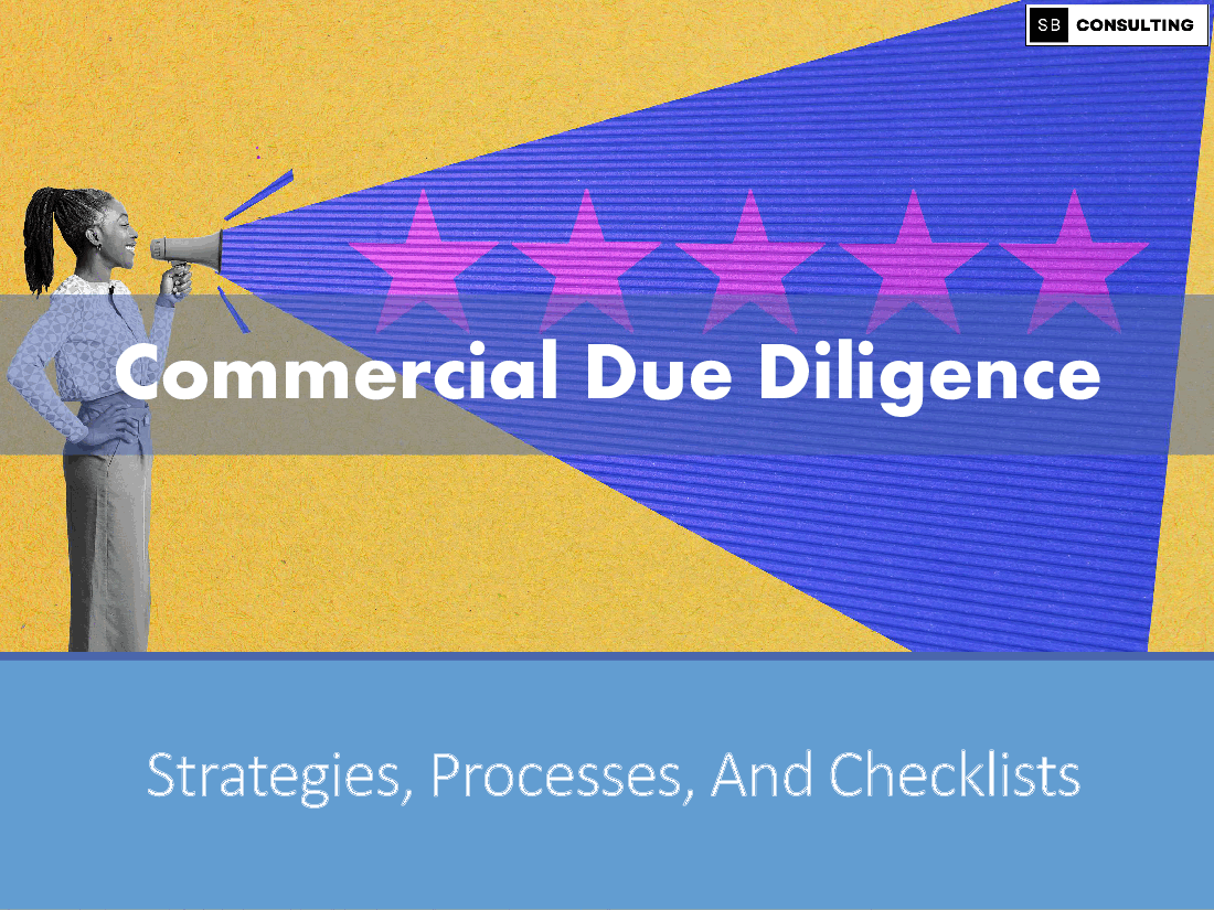 Commercial Due Diligence (CDD) Toolkit