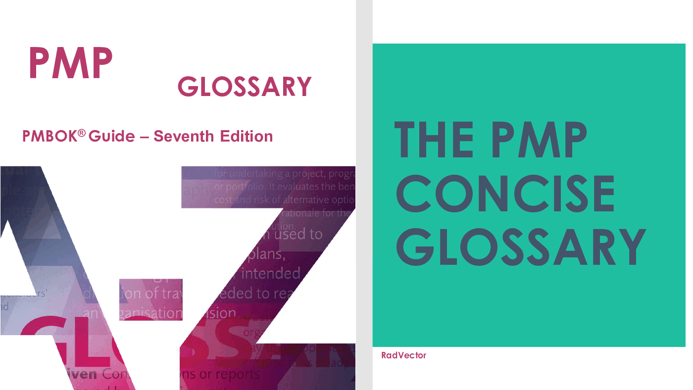 The PMP Concise  Glossary (100-slide PPT PowerPoint presentation (PPTX)) Preview Image