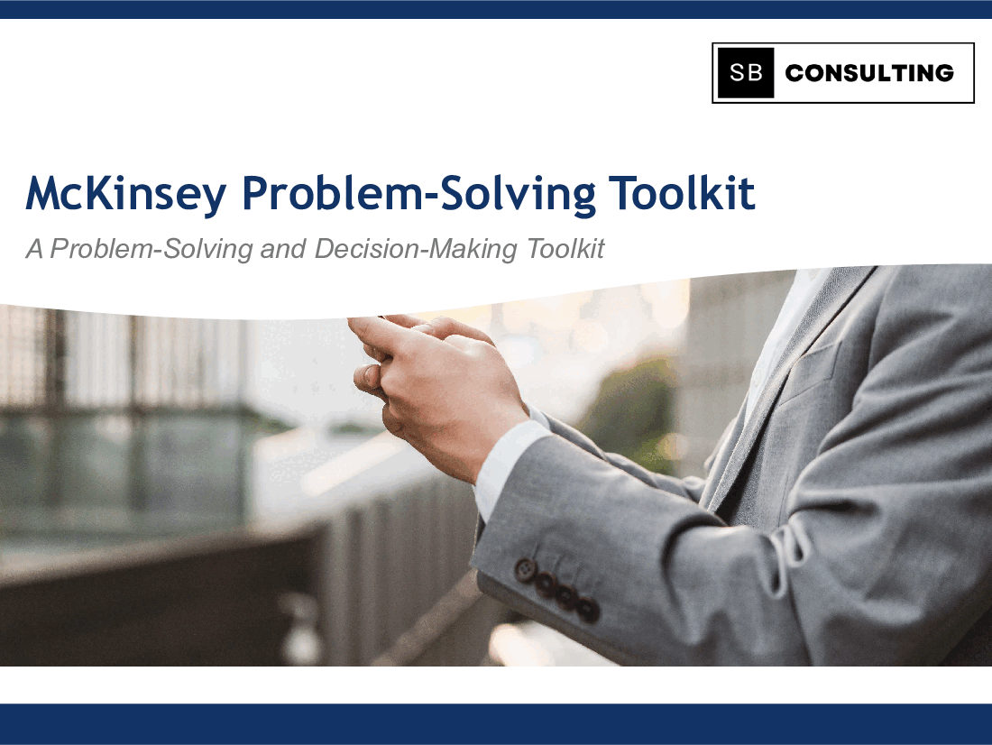 McKinsey Problem-Solving Toolkit