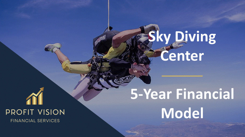 Sky Diving Center – 5 Year Financial Model (Excel template (XLSX)) Preview Image
