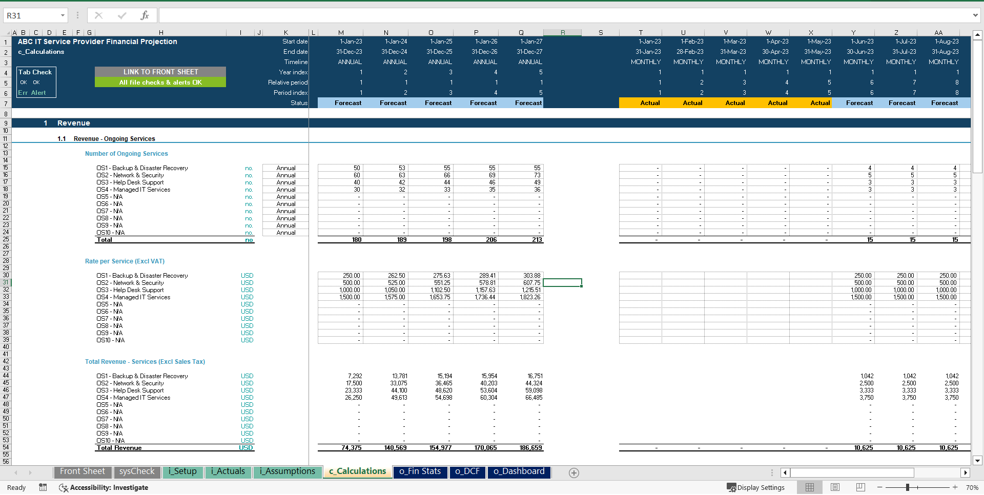 Vending Machine Business 5-Year 3 Statement Financial Projection Model (Excel template (XLSX)) Preview Image