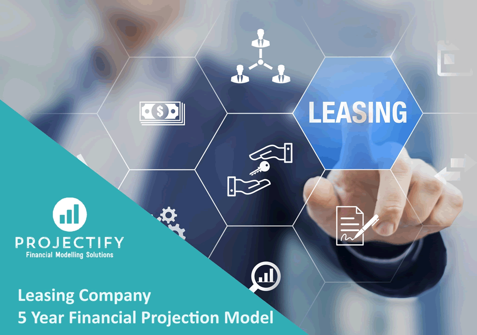 Leasing Company 5-Year Financial Projection Model (Excel template (XLSX)) Preview Image