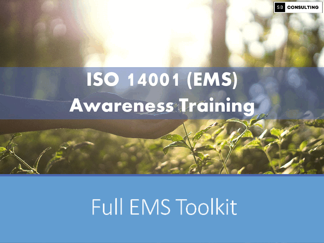 ISO 14001 (EMS) Awareness Training