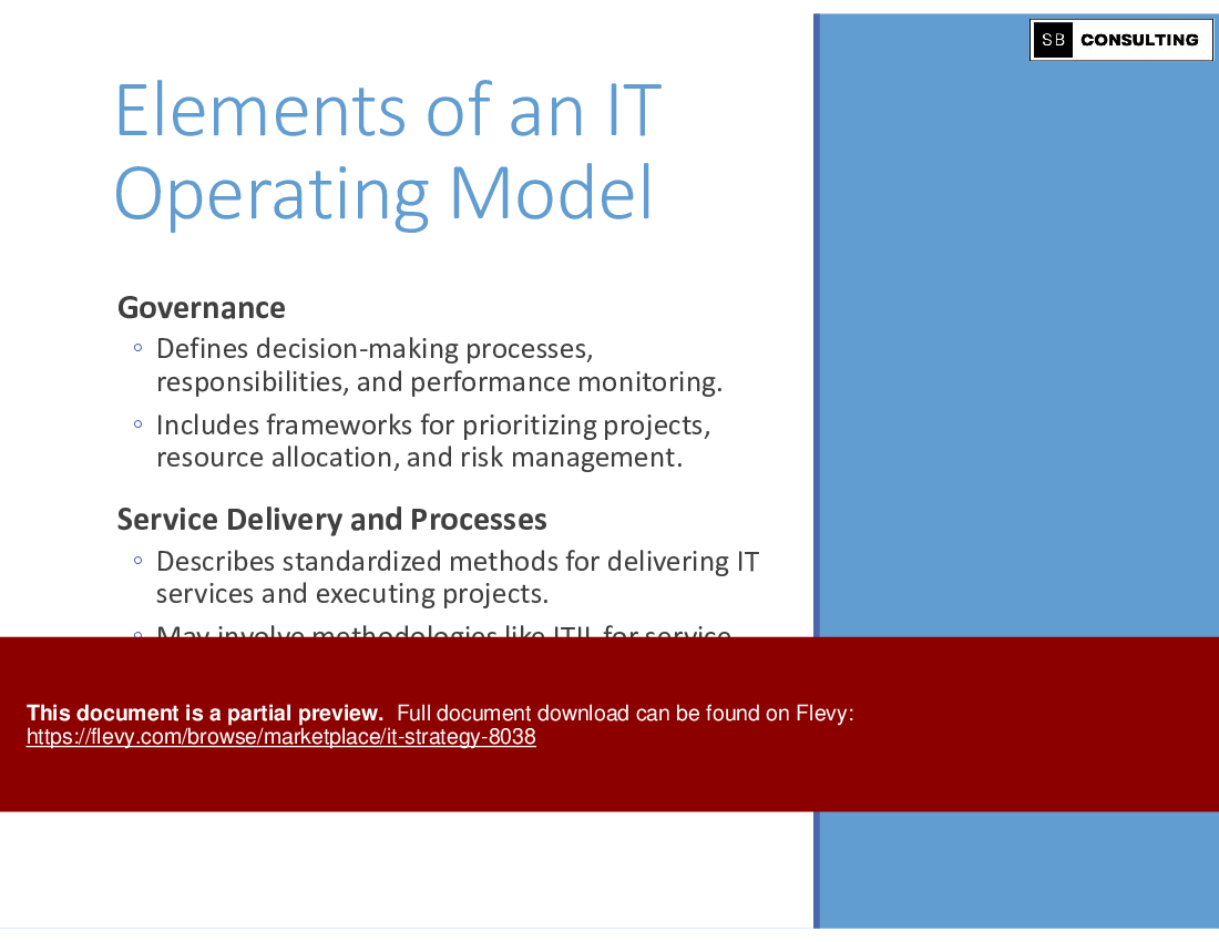 PPT: IT Strategy (119-slide PPT PowerPoint presentation (PPTX)) | Flevy