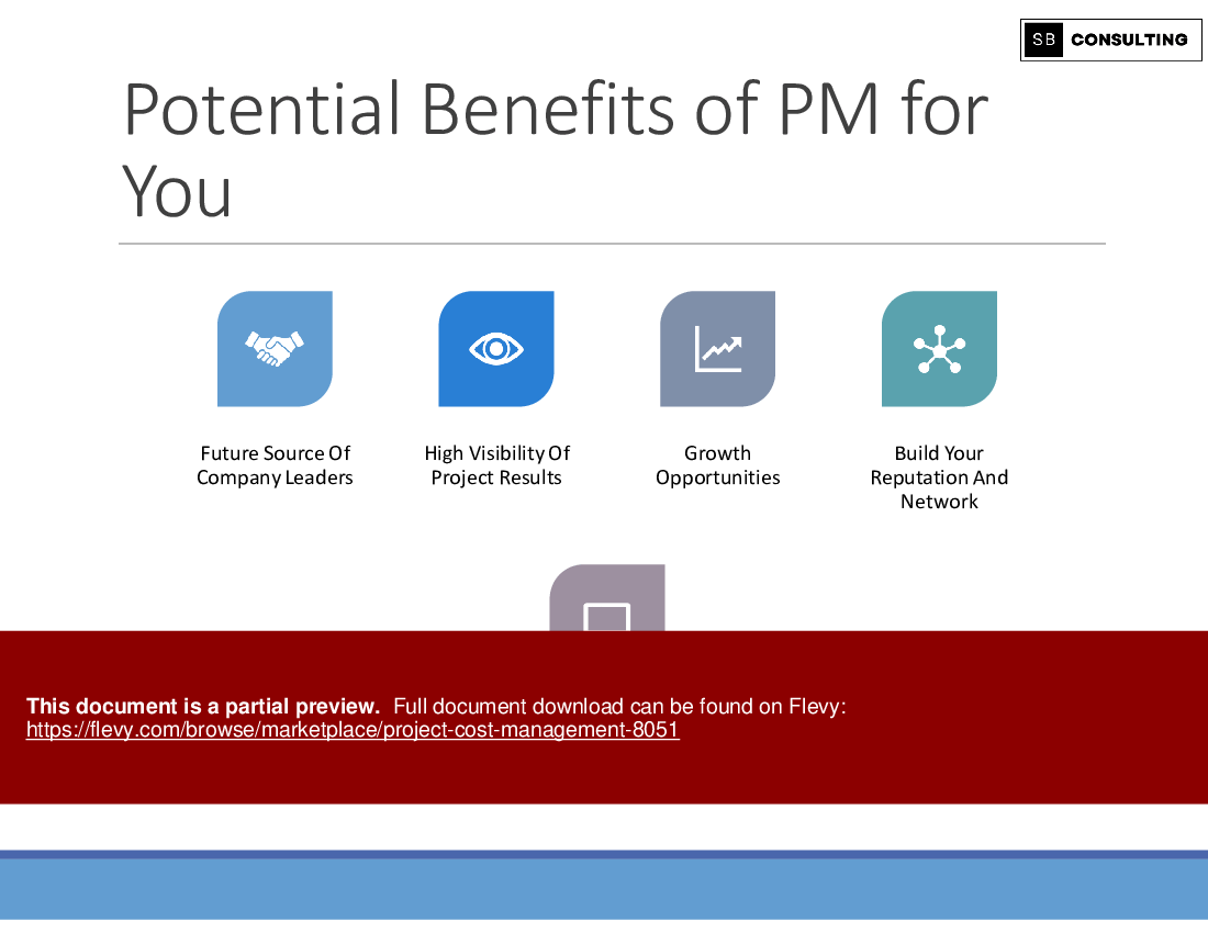 Project Cost Management (107-slide PPT PowerPoint presentation (PPTX)) Preview Image