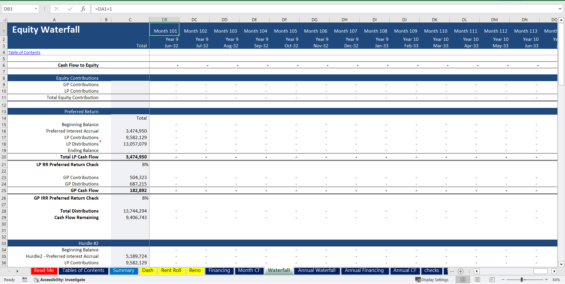 Real Estate Proforma - Value-Add Apartment Acquisition Model (Excel template (XLSM)) Preview Image