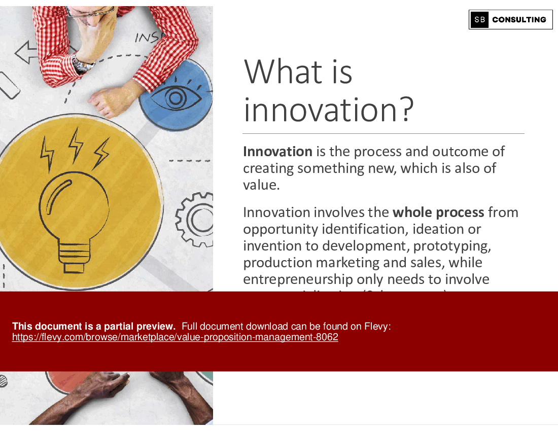 Value Proposition Management (133-slide PPT PowerPoint presentation (PPTX)) Preview Image