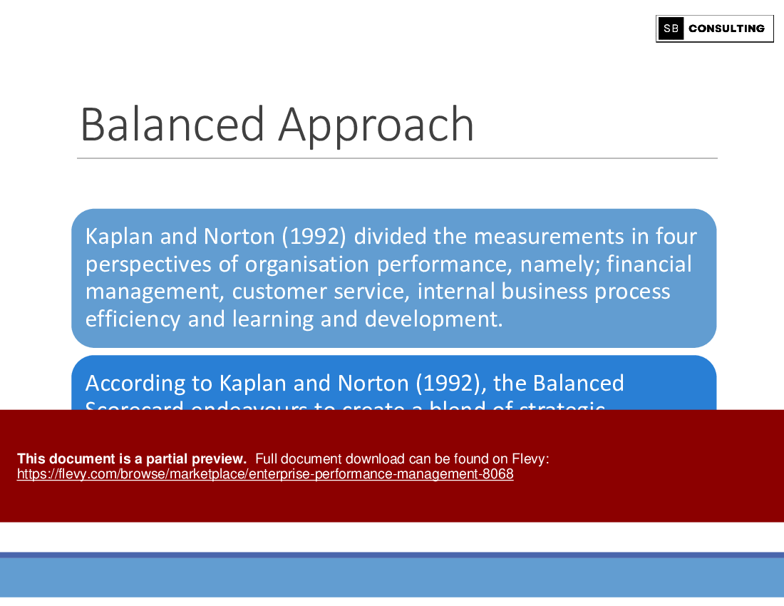 Enterprise Performance Management (129-slide PPT PowerPoint presentation (PPTX)) Preview Image
