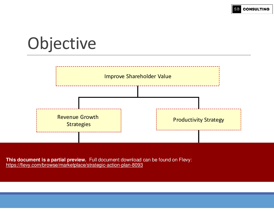 Strategic Action Plan (98-slide PPT PowerPoint presentation (PPTX)) Preview Image