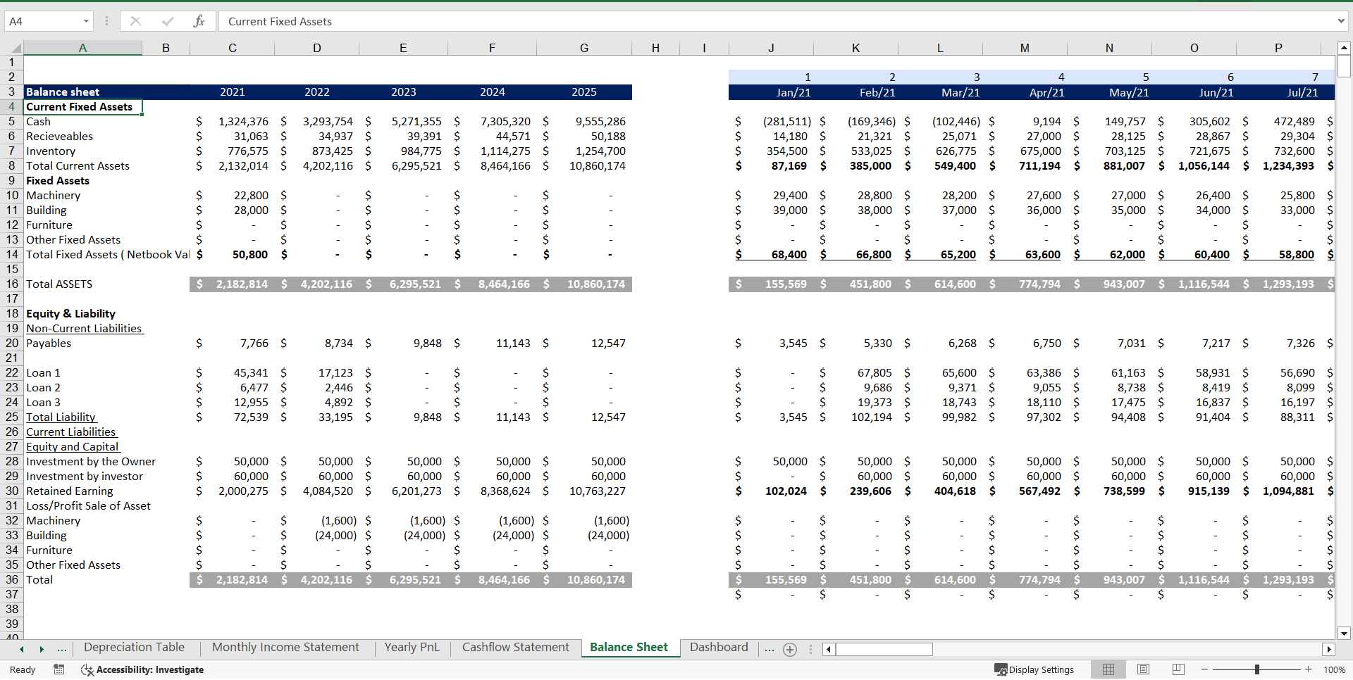 Mental Health Center Excel Financial Model (Excel template (XLSX)) Preview Image