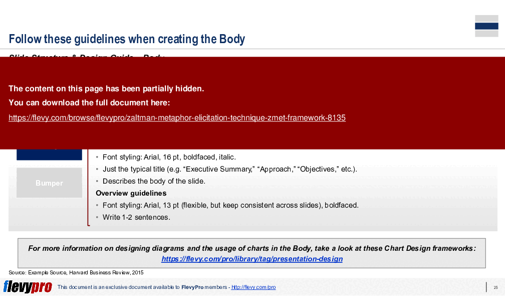 Zaltman Metaphor Elicitation Technique (ZMET) Framework (31-slide PPT PowerPoint presentation (PPTX)) Preview Image