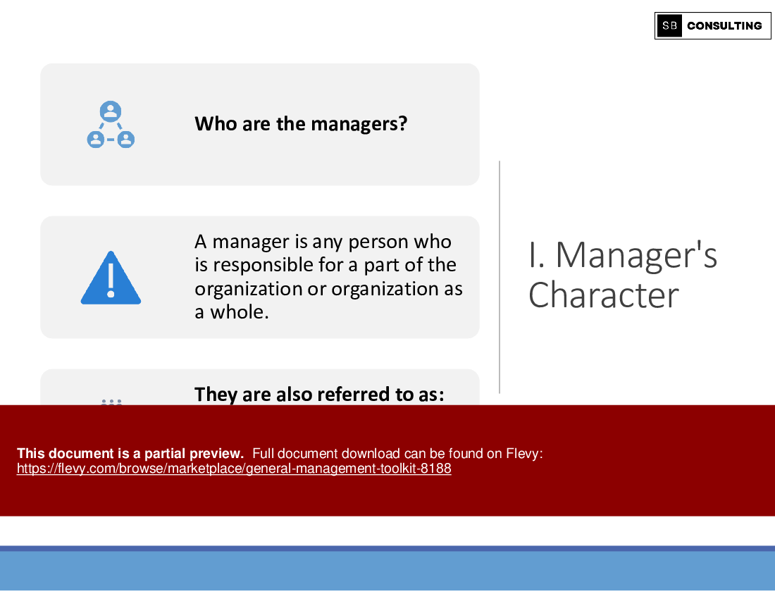 General Management Toolkit (103-slide PPT PowerPoint presentation (PPTX)) Preview Image