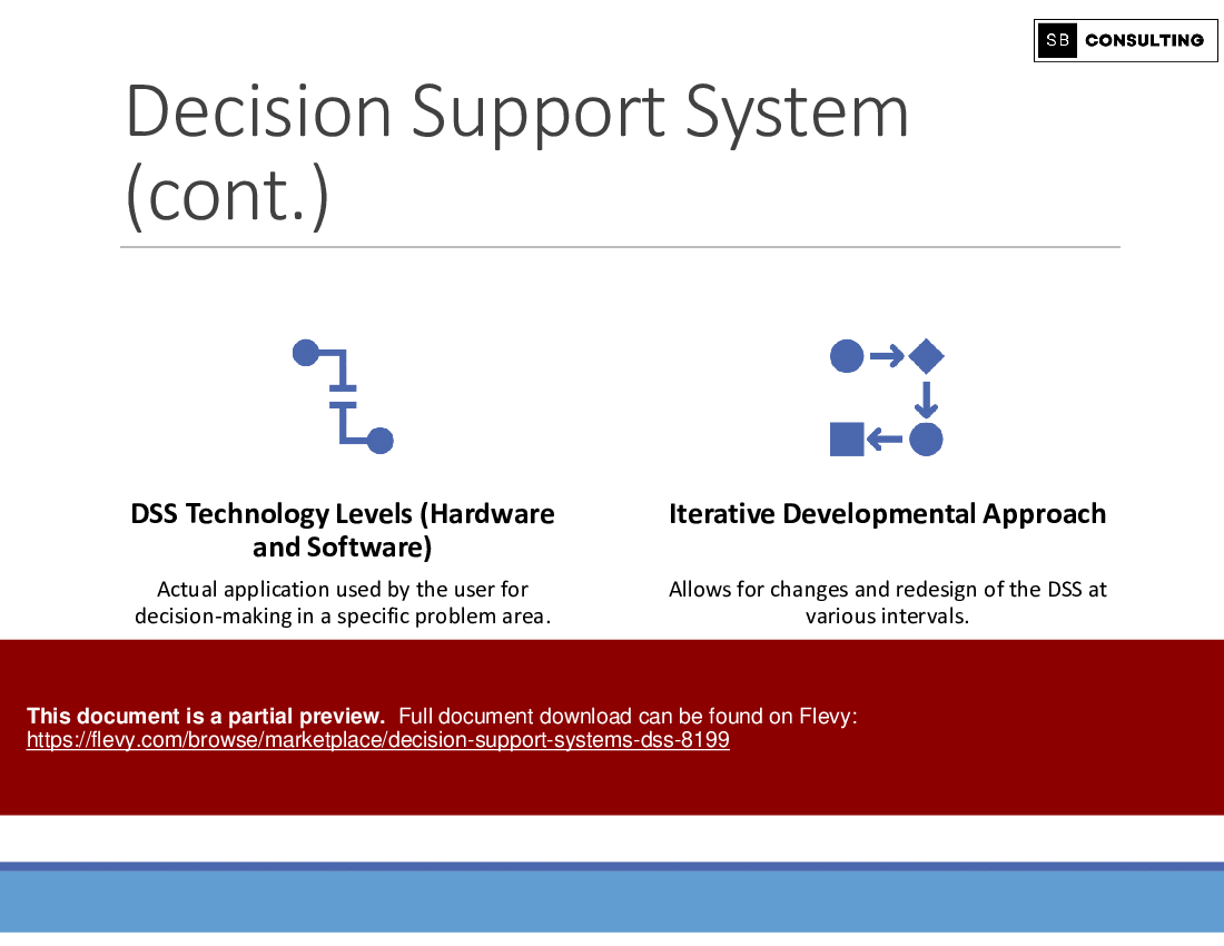 Decision Support Systems (DSS) (112-slide PPT PowerPoint presentation (PPTX)) Preview Image