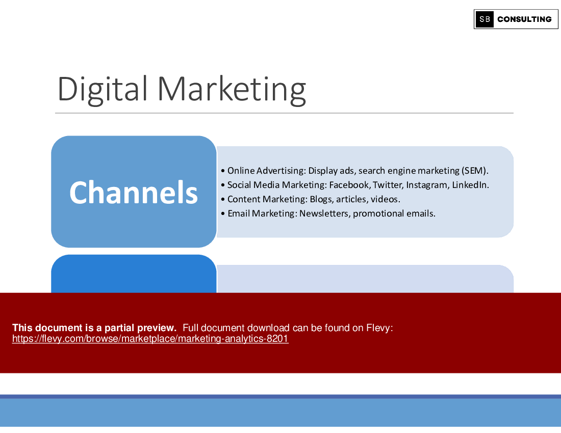 Marketing Analytics (174-slide PPT PowerPoint presentation (PPTX)) Preview Image