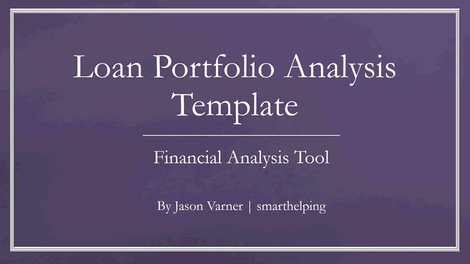 Loan Tape Analytics Dashboard Template (Excel template (XLSX)) Preview Image