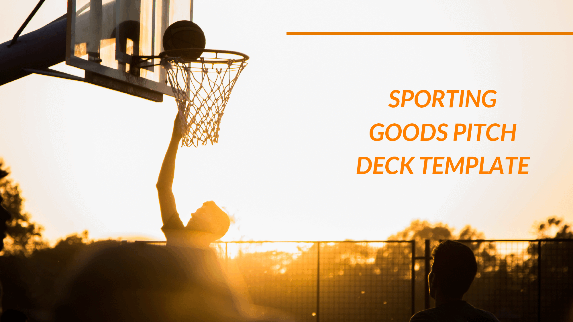Sporting Goods Pitch Deck Template