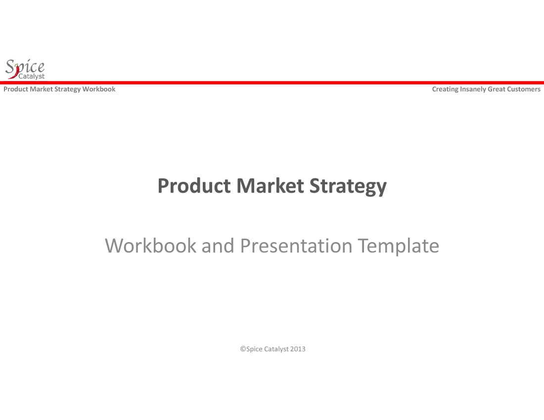 Agile Business to Business Product Market Strategy