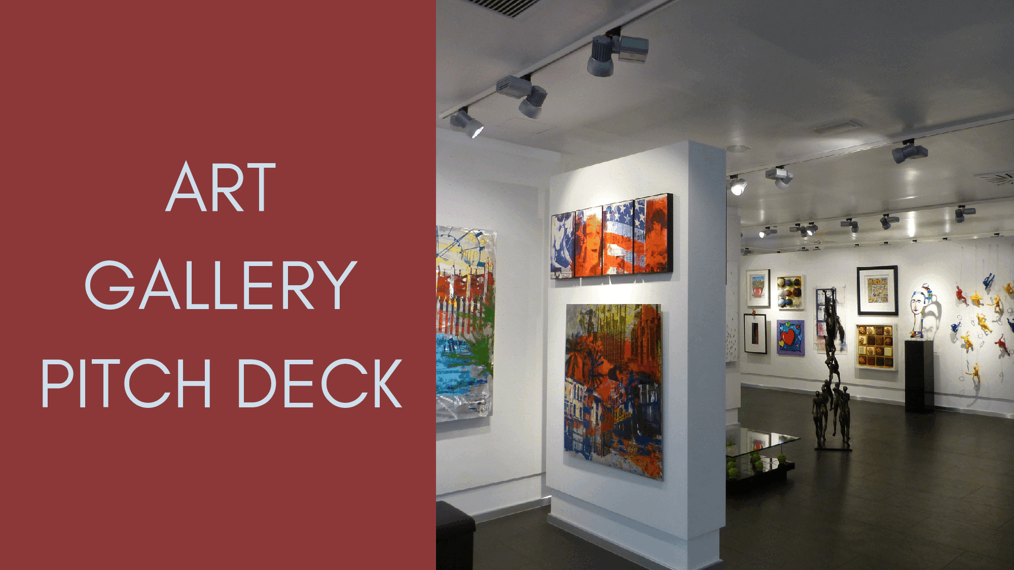 Art Gallery Pitch Deck Template