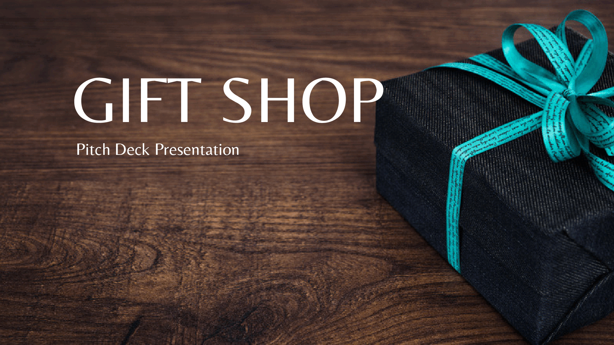 Gift Shop Pitch Deck (35-page PDF document) Preview Image